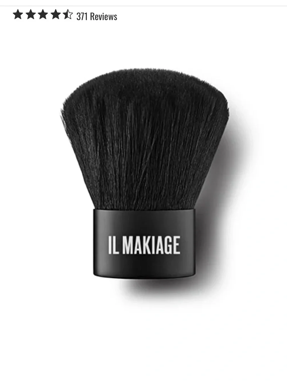 IL MAKIAGE Kabuki Powder Brush - Black Bristles
